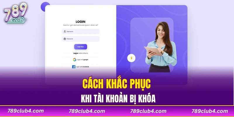 Cách khắc phục khi tài khoản bị khóa