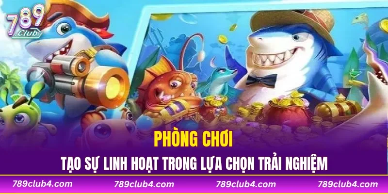 Phòng chơi tạo sự linh hoạt trong lựa chọn trải nghiệm